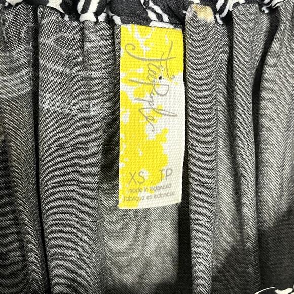 Free People Rockin' Rochelle floral off the shoulder‎ top XS - Picture 5 of 7